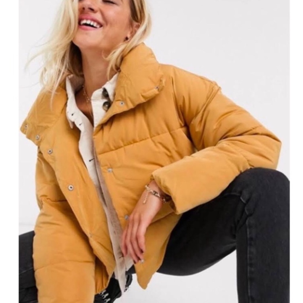 Free People Athenian Bronze Weekend Puffer Jacket